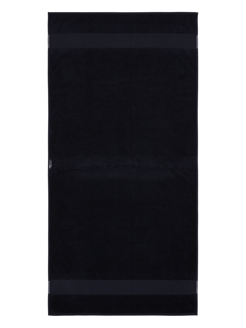 70156-4864-01-06_2; Finlayson Tom of Finland Blue Squad Kylpypyyhe Musta / 90x180 cm 
