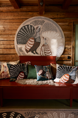 109372-7913_3; Finlayson Metsänvartijat Koristetyynynpäällinen Teal / 43x43 cm 