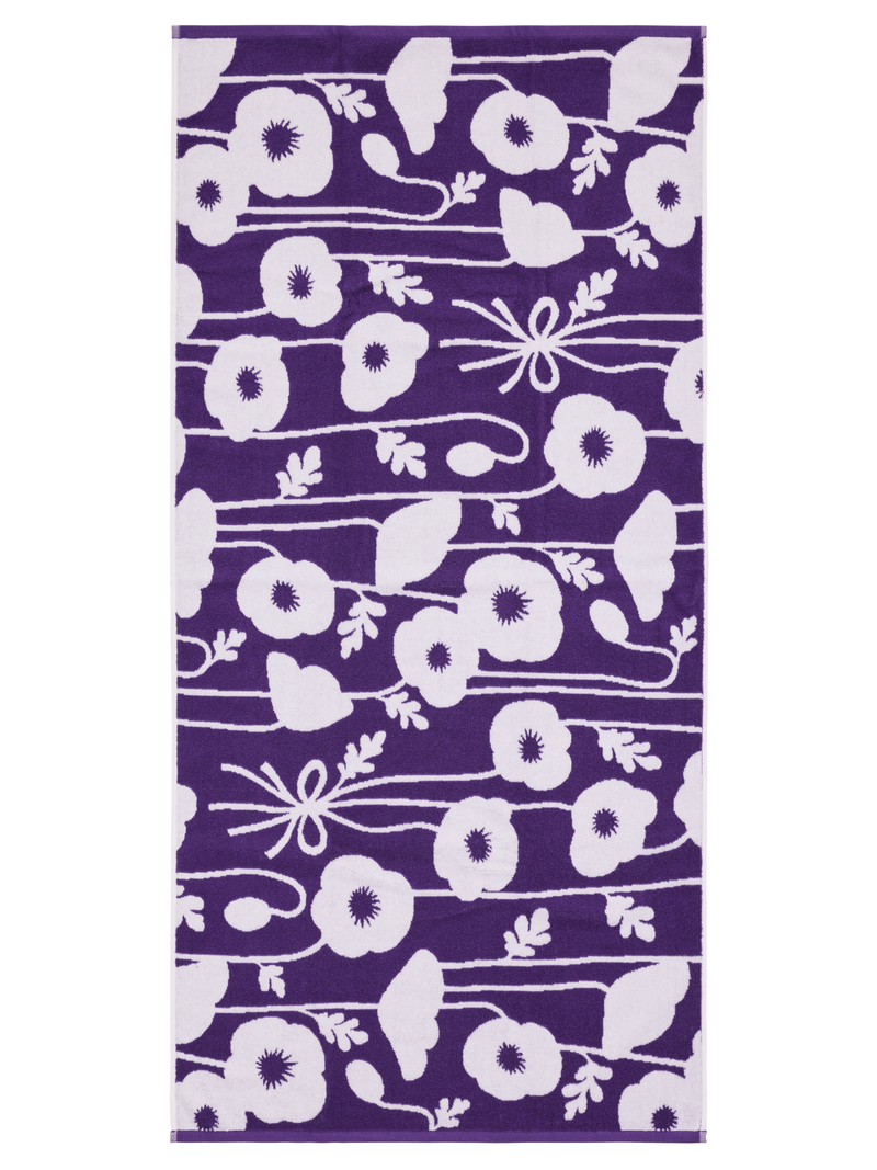 70081-5404-05-06_1; Finlayson Toive Kylpypyyhe Violetti / 70x150 cm 
