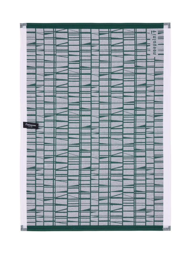 70910-3435-17-10_5; Finlayson Coronna Keittiöpyyhe 2 kpl Tummanvihreä / 50x70 cm 