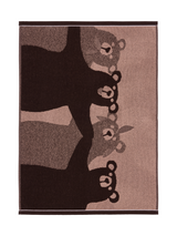 70563-1499-05-12; Finlayson Kopla Käsipyyhe Tummanruskea / 50x70 cm 
