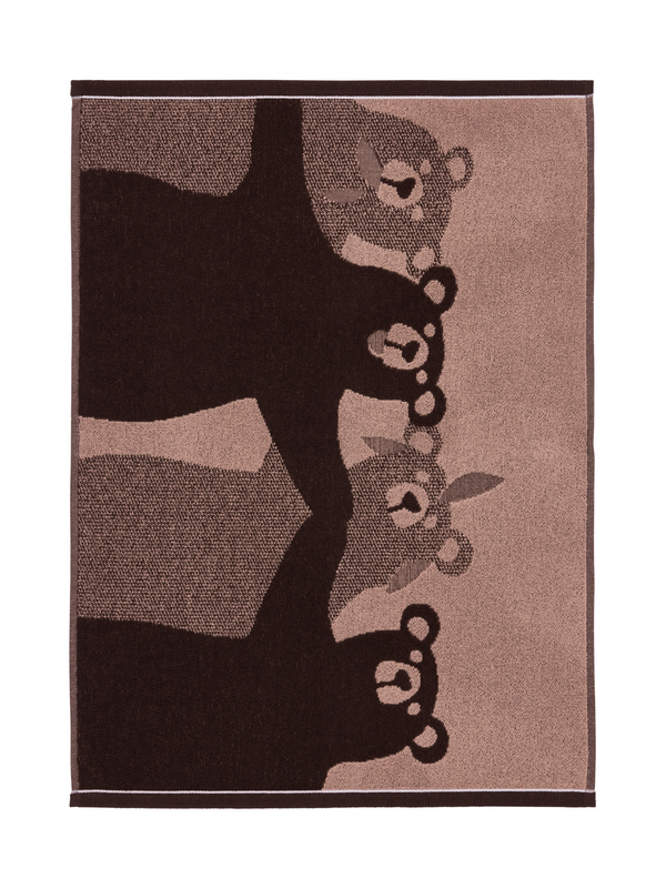 70563-1499-05-12; Finlayson Kopla Käsipyyhe Tummanruskea / 50x70 cm 