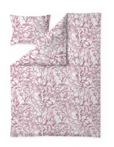 60714-5501-01-06; Finlayson Pioni Tencel-puuvillapussilakanasetti Roosa / 150x210 + 50x60 cm 