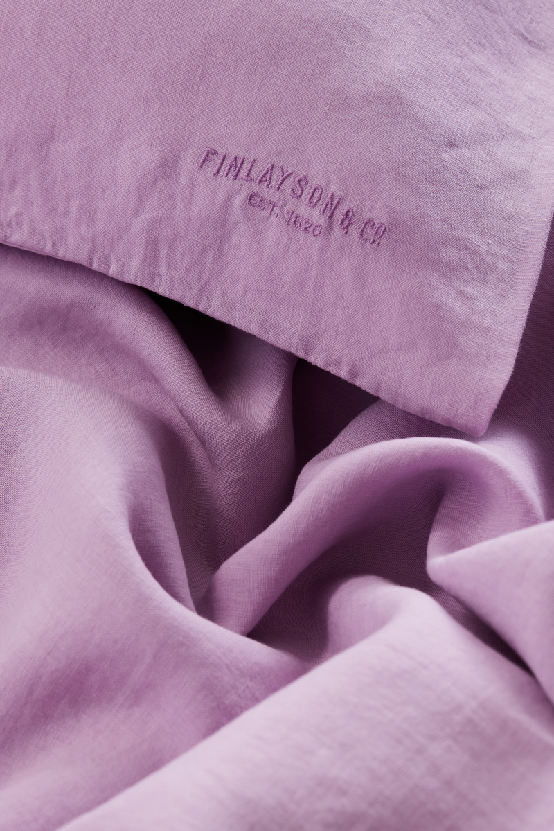 60765-0200-09-05_1; 60760-0200-09-06_1; Finlayson Lino Pellava  pussilakanasetti Violetti / 150x210 + 50x60 cm 