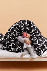 60136-4547-05-10_1; Finlayson Elefantti Tyynyliina Musta / 50x60 cm 