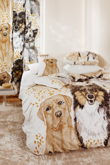 108823-1000_1; Finlayson Vallila Ystävykset Verho Beige / 140x250 cm 