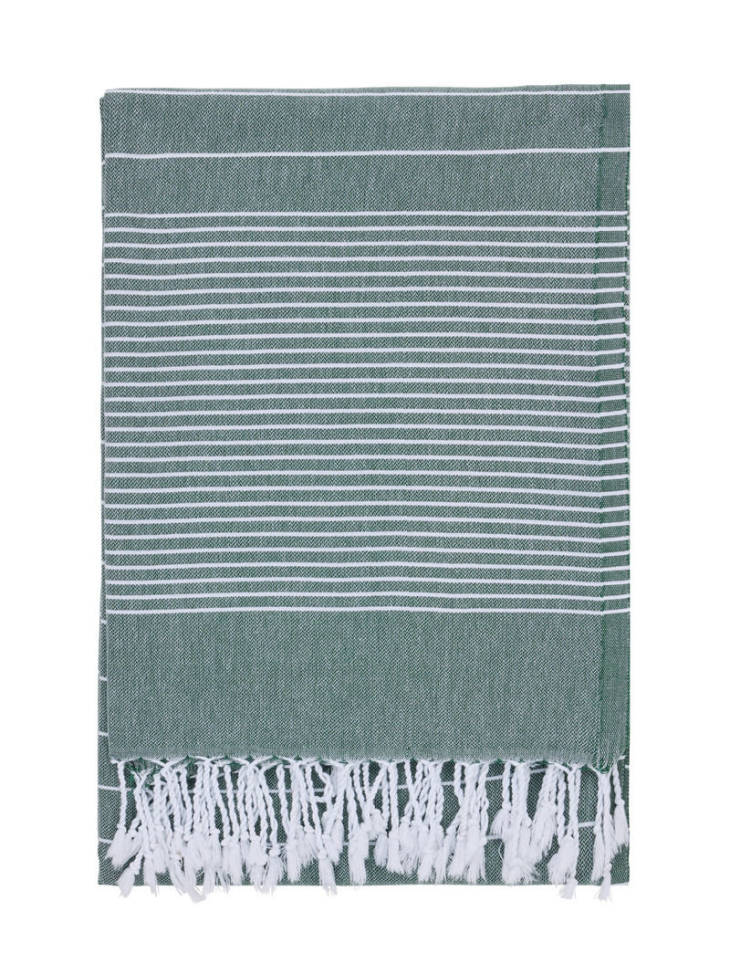 70169-1530-10-06; Finlayson Huili Hamam-pyyhe Tummanvihreä / 90x180 cm 