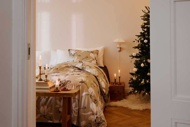 60712-4667-23-06_2; Finlayson Magnolia Satiinipussilakanasetti Beige / 150x210 + 50x60 cm 