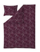 60652-5063-04-06; Finlayson Mustikka Pussilakanasetti Tummanpunainen / 150x210 + 50x60 cm 