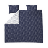 60682-5066-06-05; Finlayson Säihke Parivuoteen pussilakanasetti Sininen / Valkoinen / 240x210 + 50x60 cm 