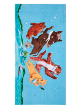 70506-5507-01-06; Finlayson Sankarit Kylpypyyhe Monivärinen / 70x140 cm 