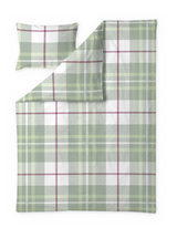 60653-5239-06-06; Finlayson Gingham Pussilakanasetti Vihreä / Malva / 150x210 + 50x60 cm 