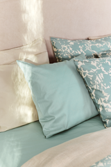 60052-0791-20-05_2; 60022-0791-20-10_2; Finlayson Yksivärinen Satiinialuslakana Salvianvihreä / 150x270 cm 